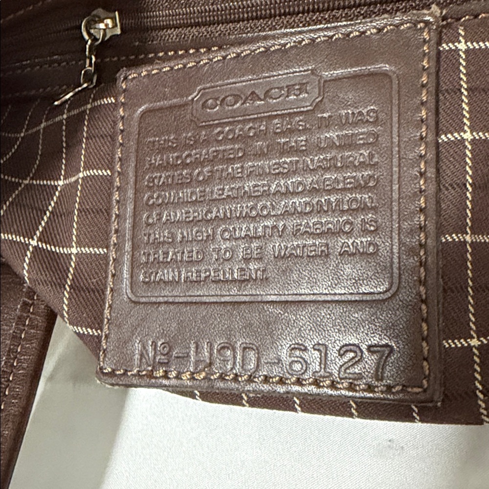 Coach vintage 6127 πΊπΈ Brown Tote Bag β€οΈβ€οΈβ€οΈπ - Picture 16 of 16
